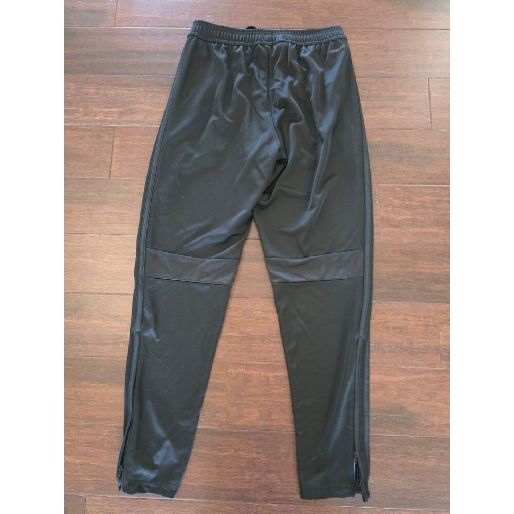 Adidas Tiro 21 Soccer Pants Mens M Black Ankle Zip Warmup Training Reg Fit - Picture 5 of 5